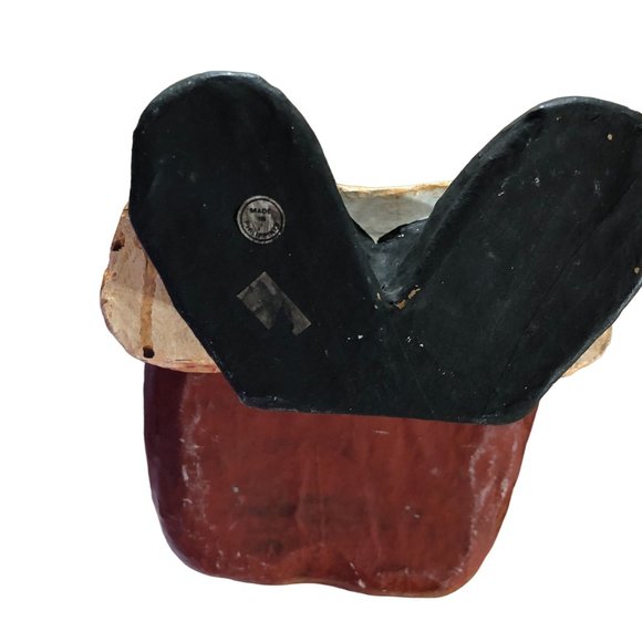 Paper Mache Shelf Sitter Santa Father Christmas Farmhouse Decoration Holiday Lar - Picture 15 of 16